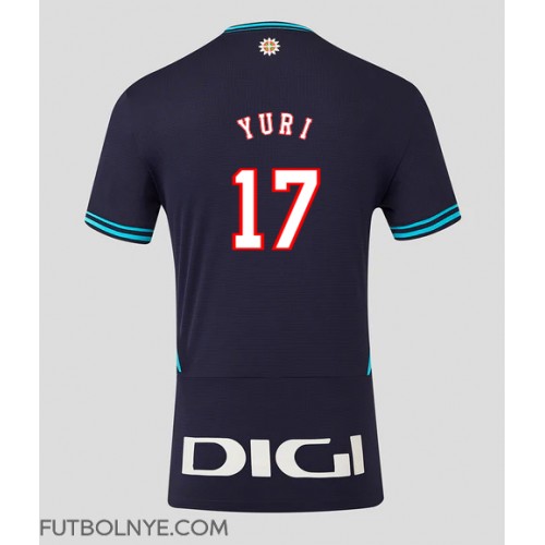 Camiseta Athletic Bilbao Yuri Berchiche #17 Visitante Equipación 2025-26 manga corta